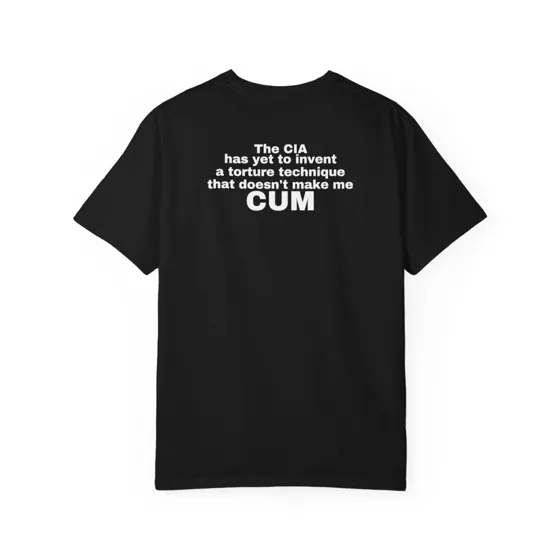 The CIA Has Yet To Invent A Torture Technique That Doesn't Make Me Cum tee